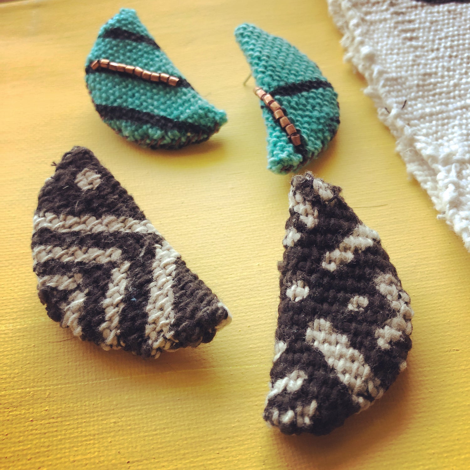 Textile jewelry