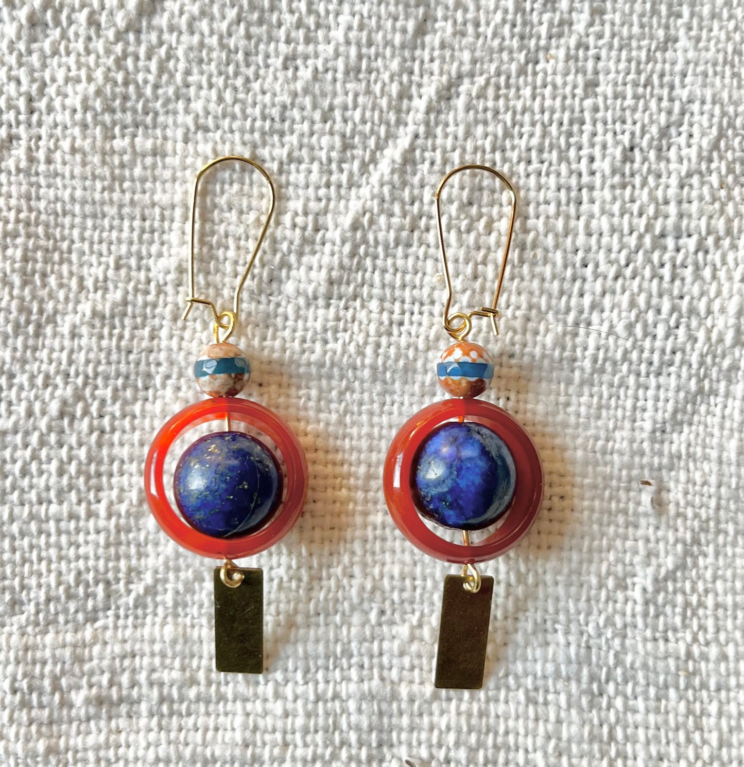 SATELLITE in SHADOW earrings