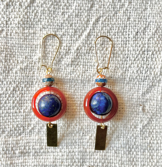 SATELLITE in SHADOW earrings