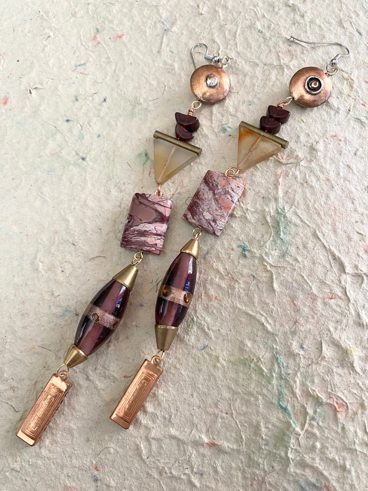 THE SUN WILL RISE AGAIN earrings