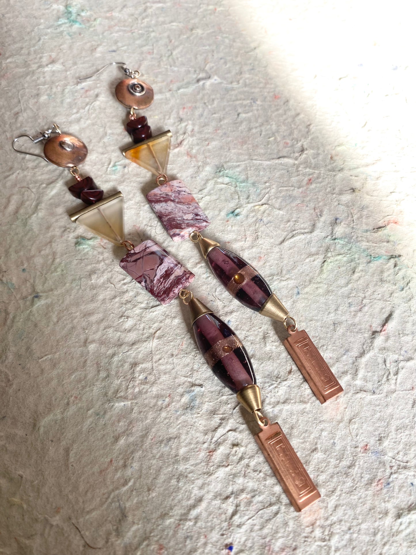 THE SUN WILL RISE AGAIN earrings