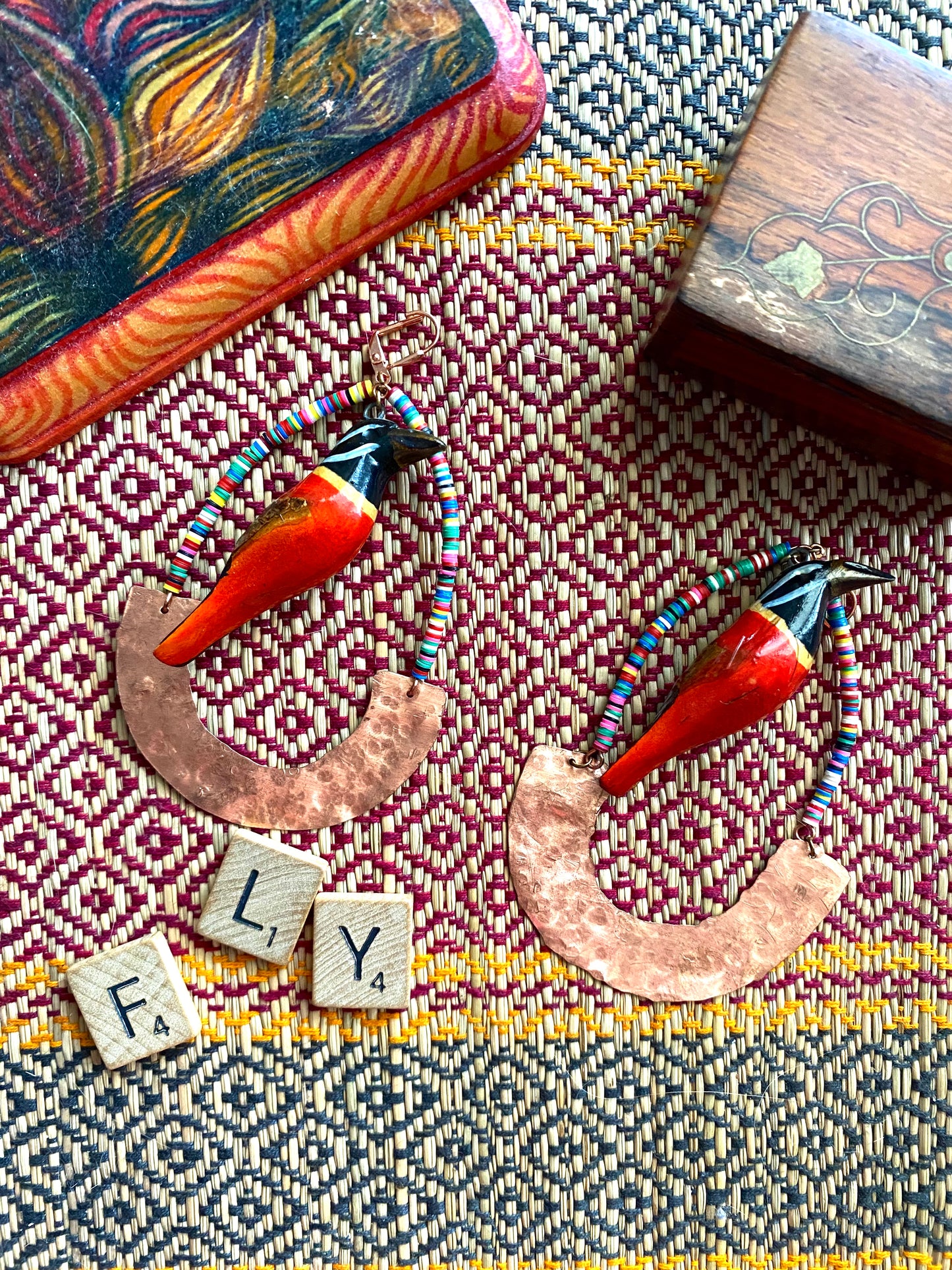 THE DANGER OF DAYDREAMING earrings