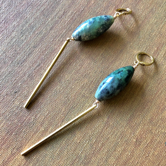 QUIET KEPT jade earrings