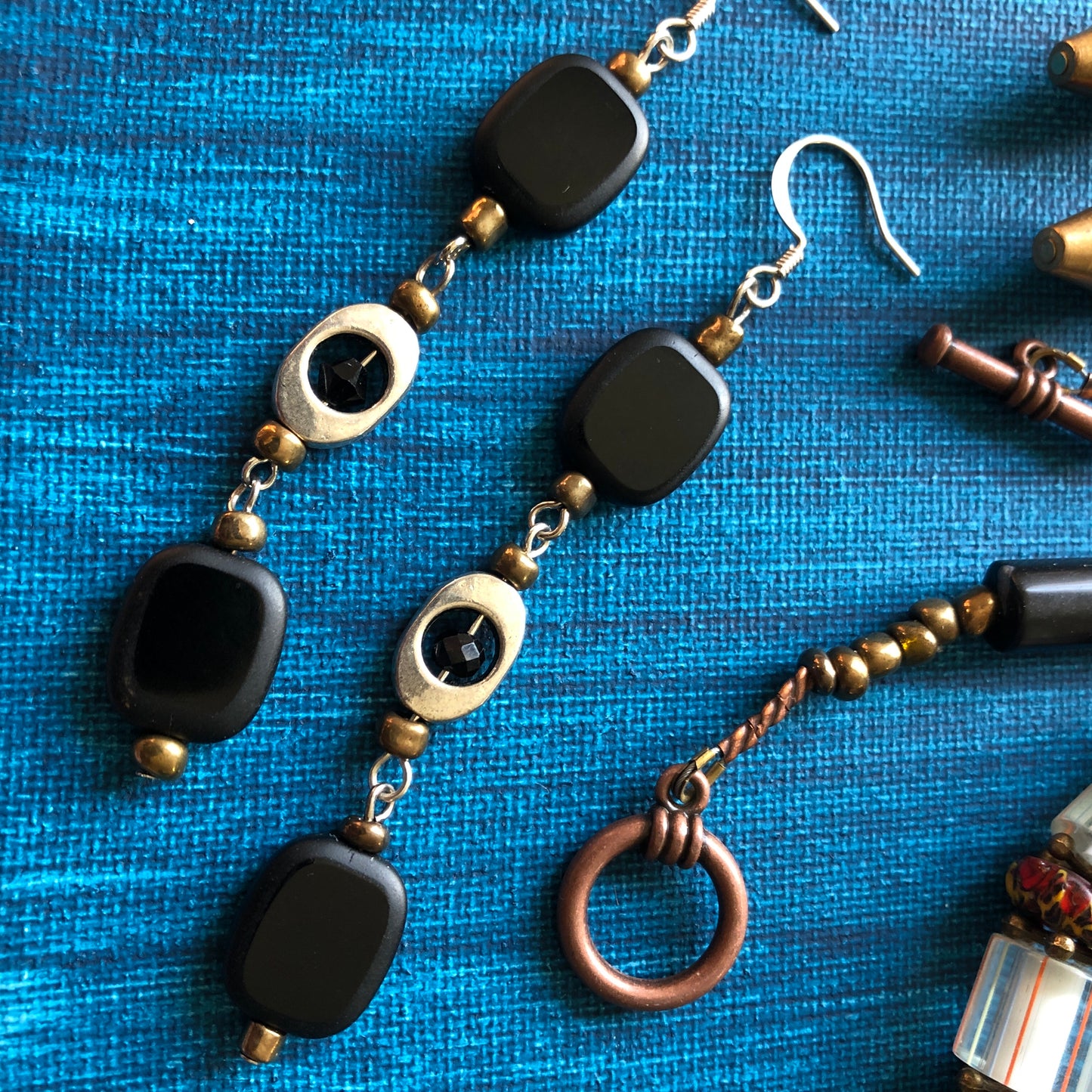 UNWRITTEN glass earrings